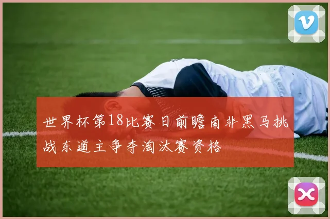 世界杯第18比赛日前瞻南非黑马挑战东道主争夺淘汰赛资格